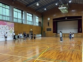 大縄跳びの様子1