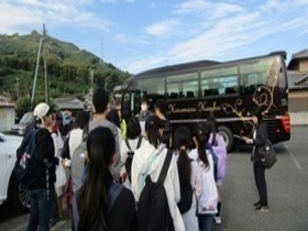 出発の様子1
