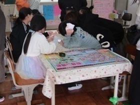 防災学習の様子