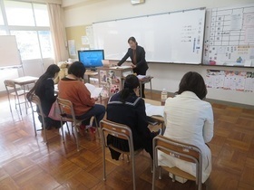 進路説明会の様子