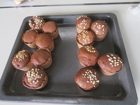 １・２年カップケーキ作り４