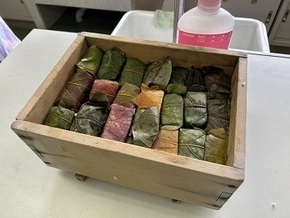 柿の葉寿司作り６