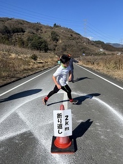 走っている様子２