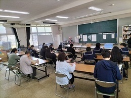 中学生たち
