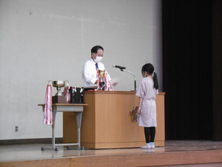 表彰伝達