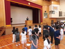 校長先生のお話
