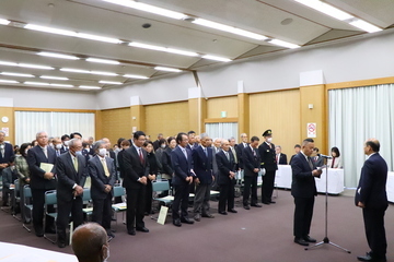 受賞者代表あいさつの様子