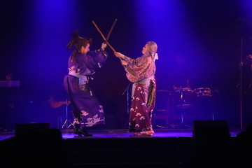 大迫力の殺陣のシーン